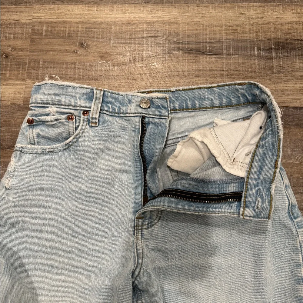 Abercrombie Light Blue curve love Jeans - Picture 2 of 4